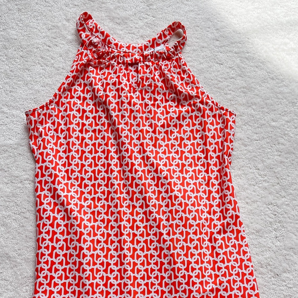 Jude Connally Orange Dress